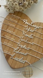 Colar personalizado com nome
