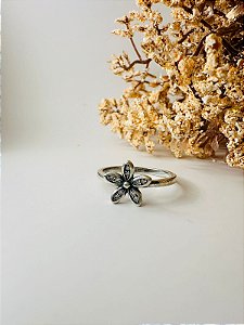 Anel inspiração Pandora flor bem-me-quer