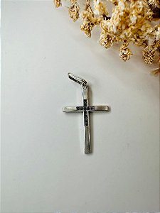 Pingente cruz envelhecida