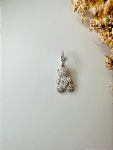 Pingente ursinho cravejado