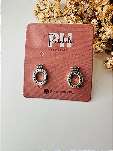 Brinco inspiração Pandora coroa
