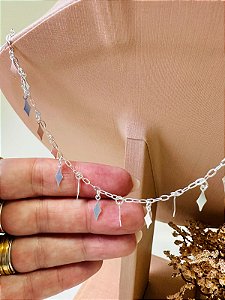 Chocker losangos pendurados