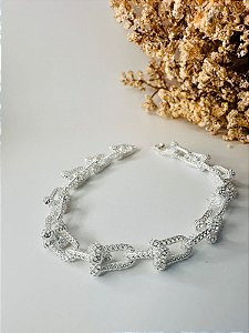 Pulseira filigrana elos corrente