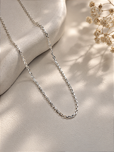 Corrente cartier diamantada 1,7mm