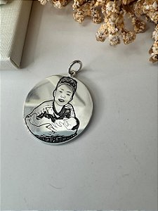 Pingente personalizado medalha foto