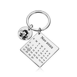 Chaveiro personalizado calendário