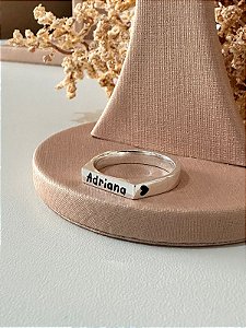Anel personalizado chapa lisa