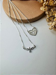 Escapulário Espírito Santo coração