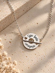 Pulseira seja forte e corajosa