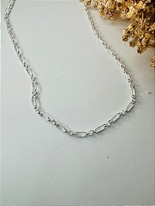Colar elo português e cartier