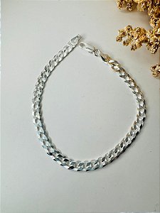 Pulseira masculina groumet 5mm