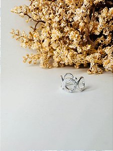 Brinco piercing fake círculos vazado