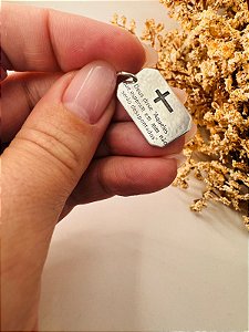 Pingente chapinha Deus disse
