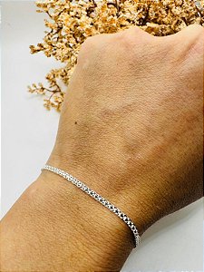Pulseira esteira 2mm