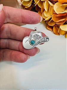 Pingente country chapéu