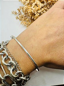 Bracelete rígido 6,6 cm 2,2mm