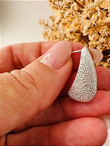 Brinco gota filigrana