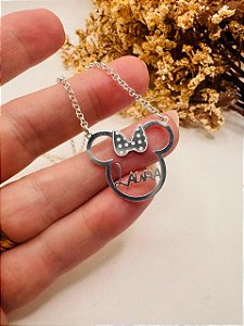 Colar personalizado Minnie com nome