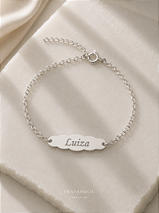 Pulseira personalizada chapa nuvem