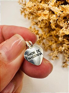 Berloque coração amor de madrinha