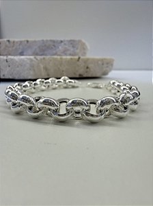 Pulseira elo português 8mm