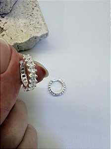 Brinco argola luxo