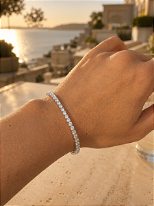 Pulseira Riviera Moissanite 2,5mm