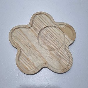 Porta Xícara Flor M 20x20x2cm