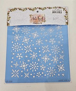 Stencil Floco de Neve 15x15cm