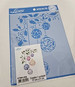 Stencil Natal 17x21cm