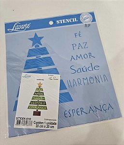 Stencil Árvore 20x20cm