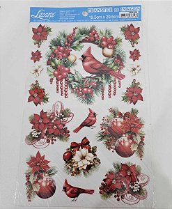 Transfer de Imagem Natal 19,5x29,5cm