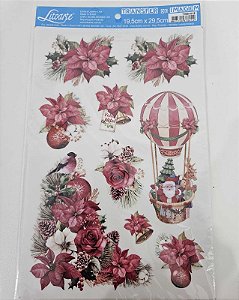 Transfer de Imagem Natal 19,5x29,5cm