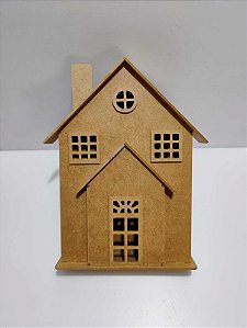 Casa de Natal para luz 20x25x5cm