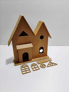 Casa de Natal para luz 20x21x5cm