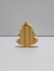 Pingente Pinheiro com Furo 6x5x2cm