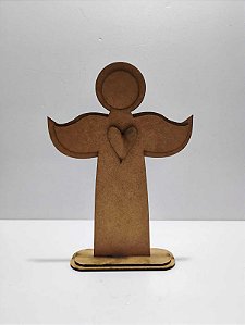 Anjo MDF 6 peças com Base 13x25x5,5cm