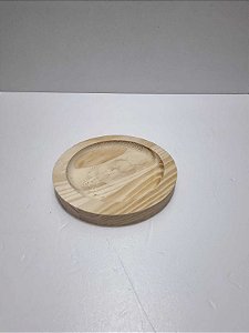 Porta Copos em Pinus 10x10x1,2cm