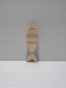Peixe em Pinus 12,5x4x2cm