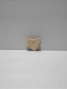 Pingente Coração Liso 5x4,5x2cm