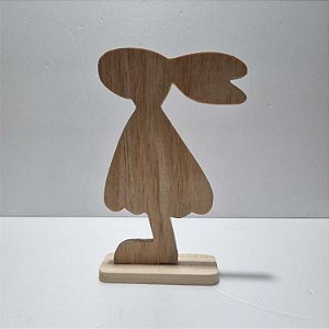 Coelha em Pinus 18x12cm