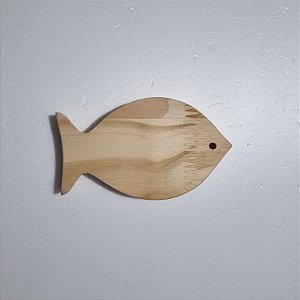 Peixe em Pinus 12x7x1,5cm