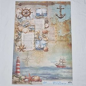 Papel de Seda Náutico PSL-050 67,5x46cm