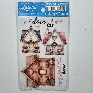 Tansfer Pequeno Lar Doce Lar TIS-012 9,8x15cm