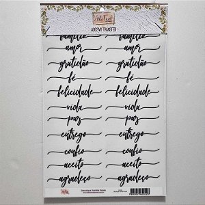 Transfer Médio Frases DT-022 15x20cm