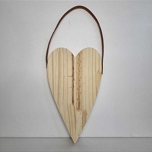 CORACAO AMERICANO PINUS 30CT COM ALÇA