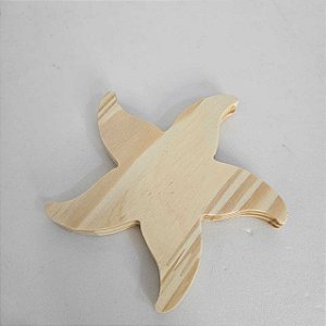 Estrela do Mar em pinus 12cm