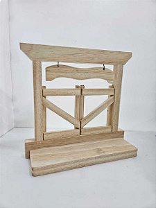 Porteira em Pinus 30x28cm