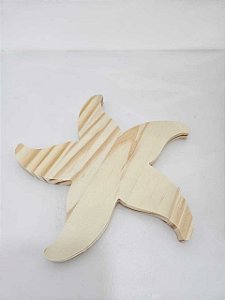 Estrela do mar em pinus- 18cm