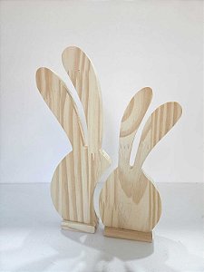 CASAL COELHOS ENROSCADOS 26x15 cm